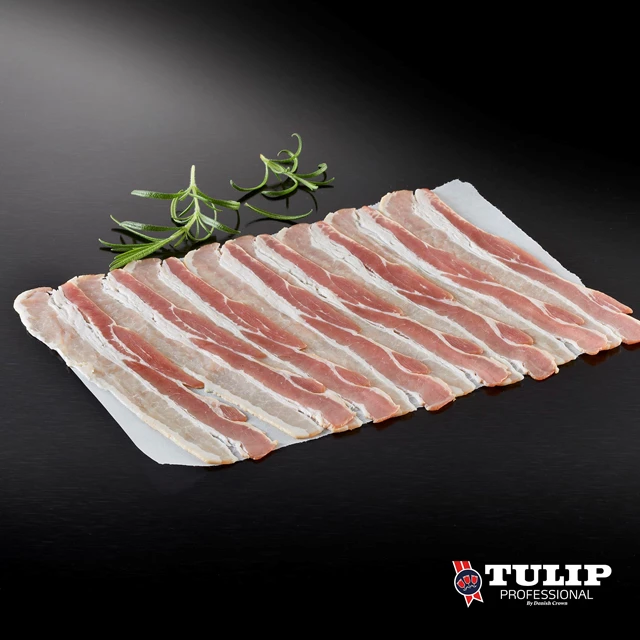 Sliced bacon, på bagepapir1